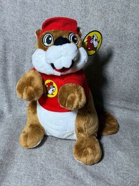 New! Buc-ee's Gas Station Beaver Plush Toy, 11"